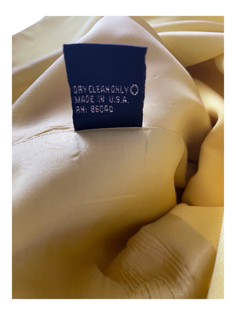 Lilly &Taylor Yellow Faux Fur Trim Pullover Coat, 14 - Picture 6 of 6